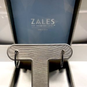 Zales Black Diamond Earrings